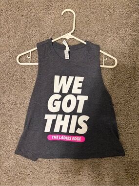 The Ladies Edge ‘We Got This' Charcoal Tank Top